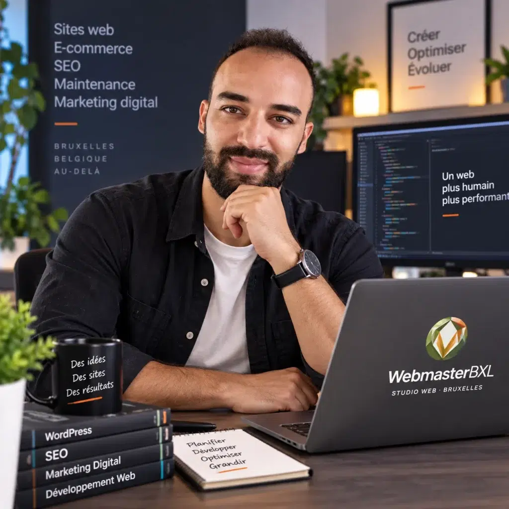 Amine Nachit, webmaster et développeur web à Bruxelles